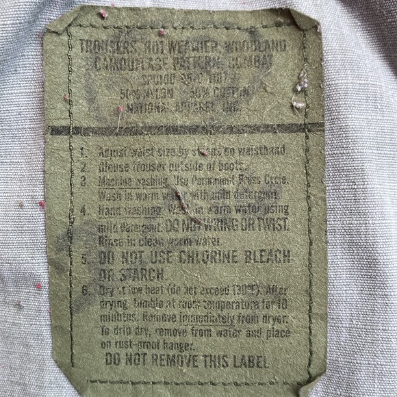 Camouflage military combat pants med long trousers hot weather woodland national - Picture 11 of 13